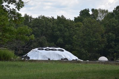 silage covered in plastic